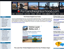 Tablet Screenshot of portlandneighborhood.com