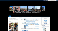 Desktop Screenshot of community.portlandneighborhood.com